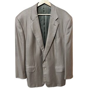 EUC - Ermenegildo Zegna Silk/Wool Sport Coat - Custom Tailored Size 44